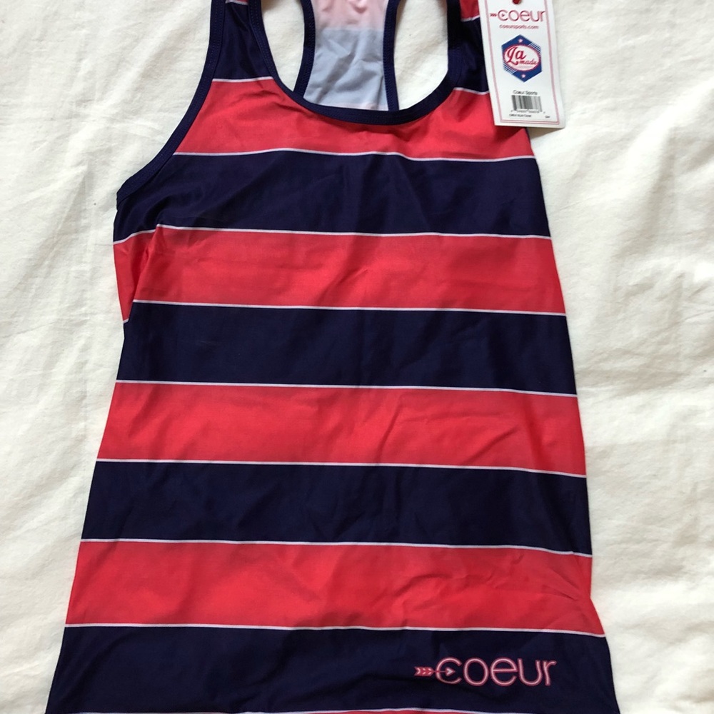 Coeur Sports Crew Run Tank